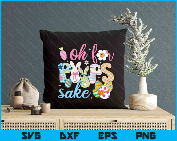 Sake Funny Easter Bunny Print Glasses Happy Easter SVG PNG Digital Printable Files