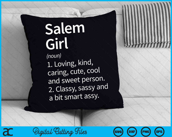 Salem Girl OR Oregon Home Roots SVG PNG Digital Cutting File