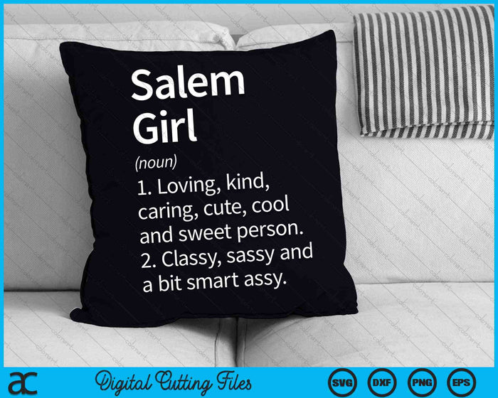 Salem Girl OR Oregon Home Roots SVG PNG Archivo de corte digital