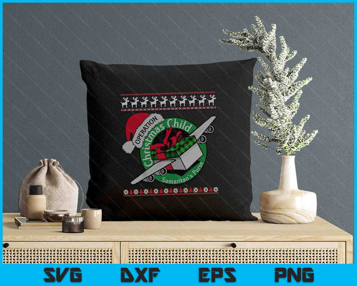 Samaritan's Purse Operation Christmas Child Funny Xmas SVG PNG Digital Printable Files