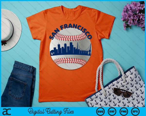 San Francisco Baseball Team Fans of Space City SVG PNG Cutting Printable Files