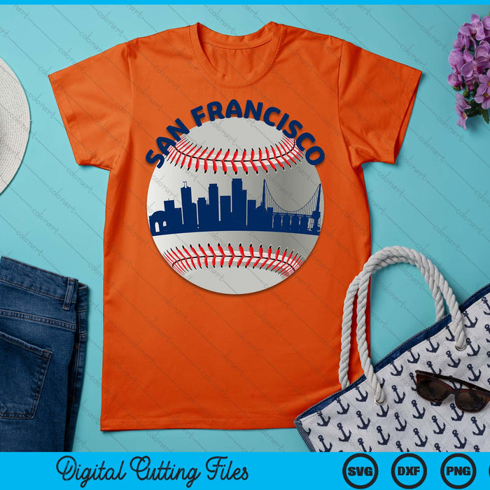 San Francisco Baseball Team Fans of Space City SVG PNG Cutting Printable Files