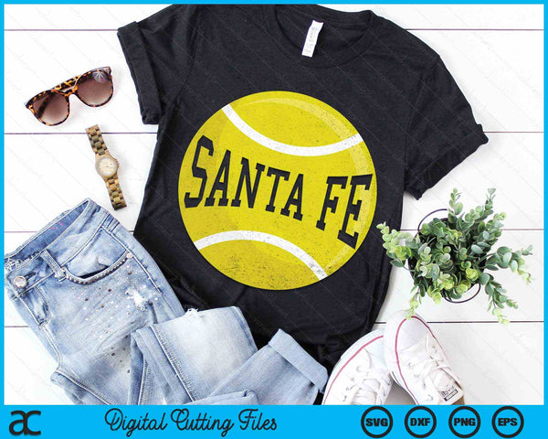 Santa Fe Tennis Fan SVG PNG Digital Cutting Files