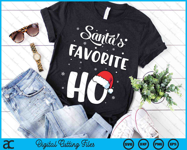 Santa's favoriete Ho Christmas SVG PNG digitale snijbestanden