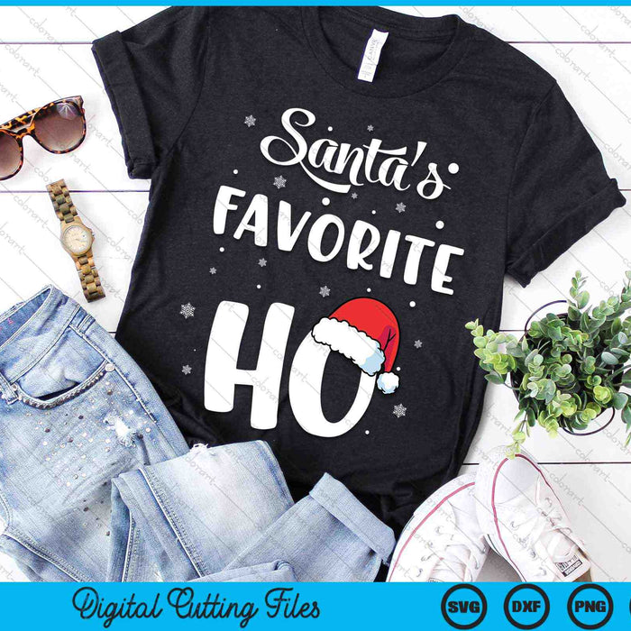 Santa’s Favorite Ho Christmas SVG PNG Digital Cutting Files