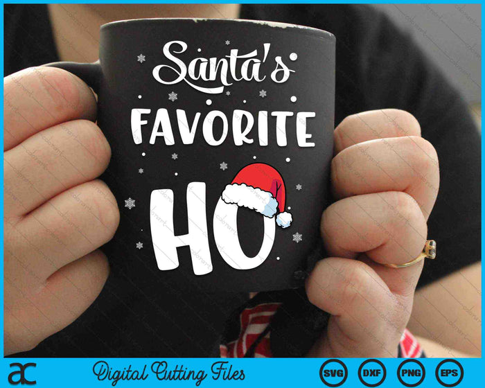 Santa’s Favorite Ho Christmas SVG PNG Digital Cutting Files