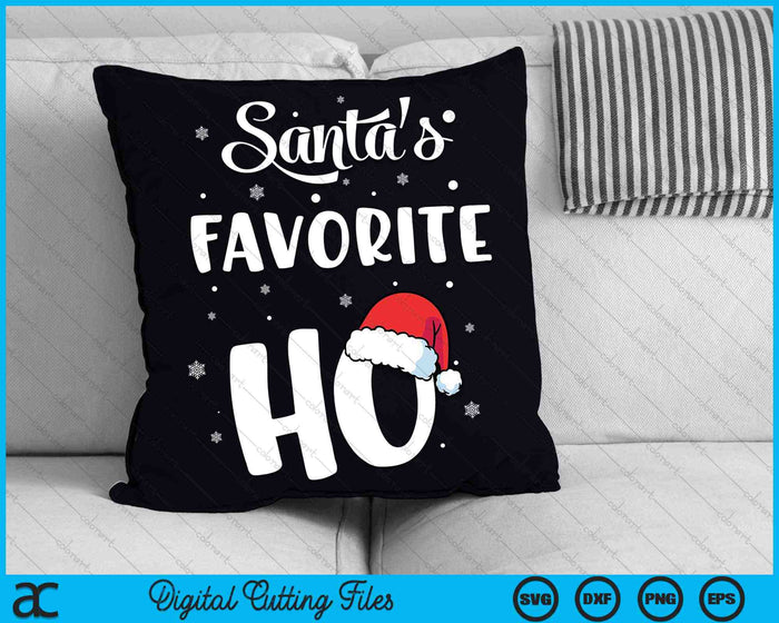 Santa’s Favorite Ho Christmas SVG PNG Digital Cutting Files