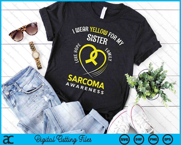 Sarcoma Awareness Sister Bone Cancer Awareness SVG PNG Digital Cutting Files