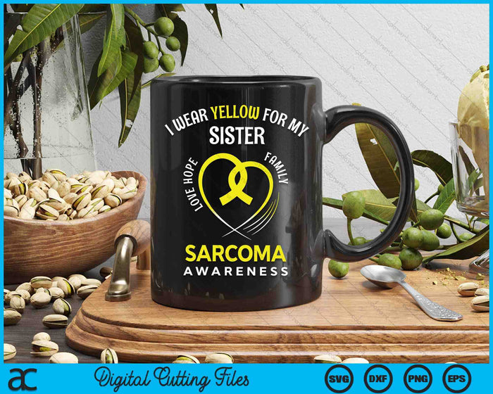 Sarcoma Awareness Sister Bone Cancer Awareness SVG PNG Digital Cutting Files