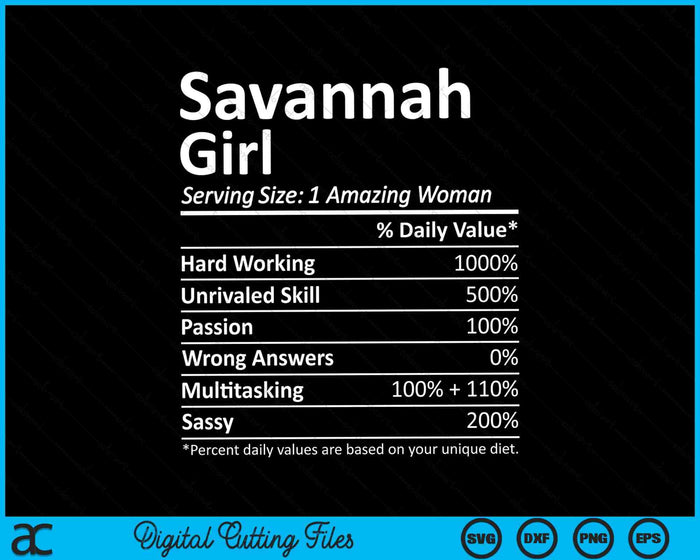 Savannah Girl GA Georgia City Home Roots SVG PNG digitale snijbestanden