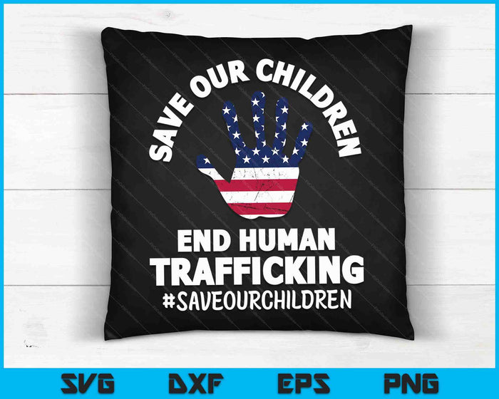 Save Our Children Shirt Einde mensenhandel SVG PNG digitale snijbestanden