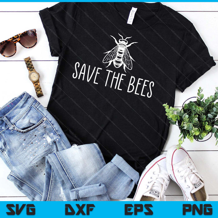 Save The Bees SVG PNG Digital Printable Files