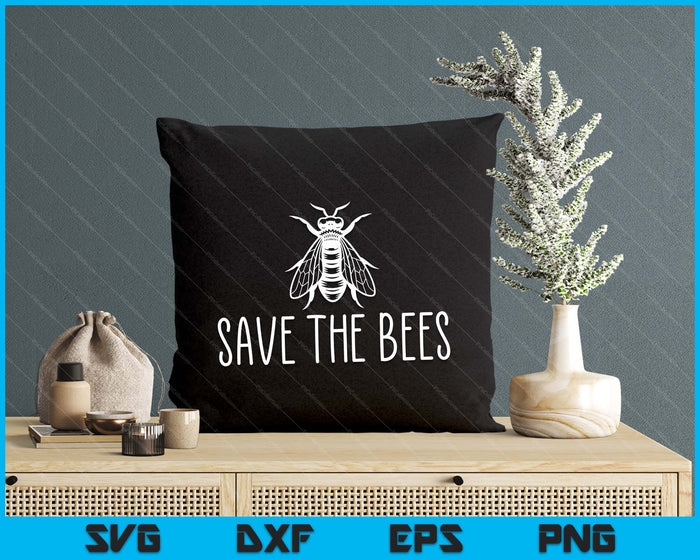 Save The Bees SVG PNG Digital Printable Files