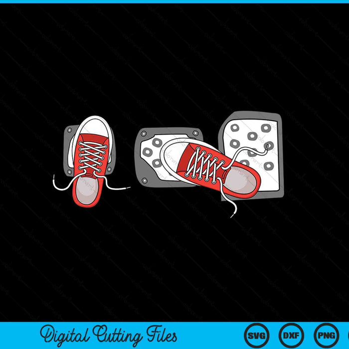 Save the stick manual transmission three pedals car SVG cut file