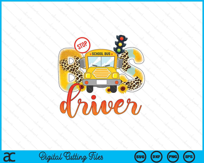 School Bus Driver Back To School SVG PNG Digital Printable Files