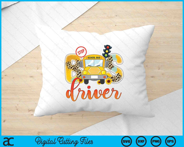 School Bus Driver Back To School SVG PNG Digital Printable Files
