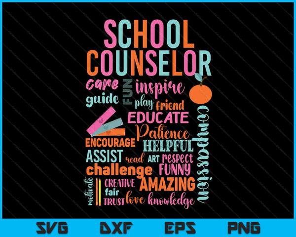 School Counselor School Counseling Week SVG PNG Digital Printable Files