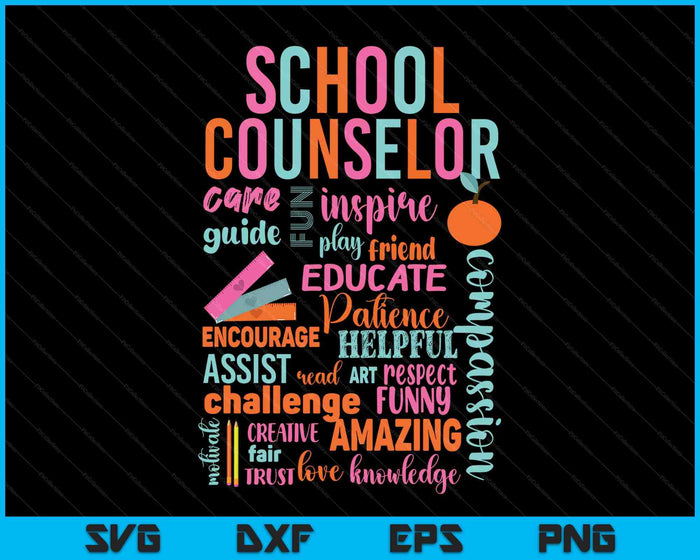 School Counselor School Counseling Week SVG PNG Digital Printable Files