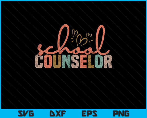 School counselor teacher back to school counseling SVG cut file