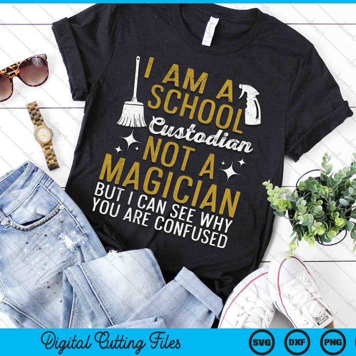 School Custodian Appreciation Quote - Custodial SVG PNG Digital Printable Files