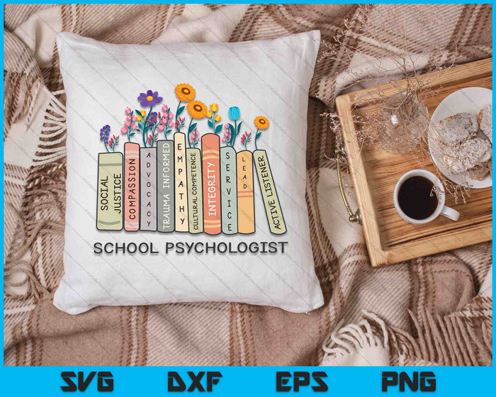 School Psychologist Mental Health Advocate Social Justice SVG PNG Digital Cutting Files