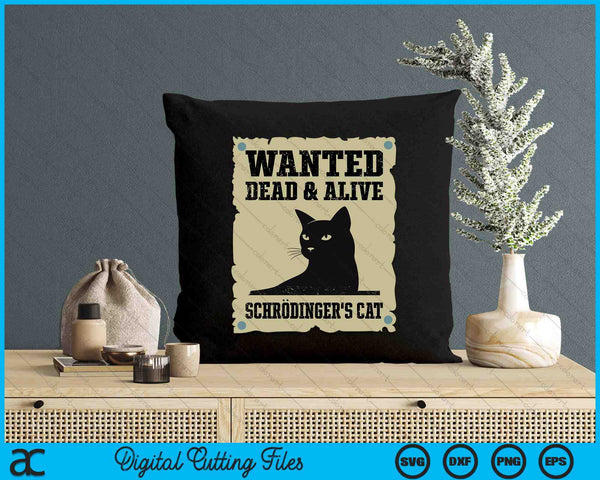 Schrodinger's Cat Physic SVG PNG Digital Printable Files