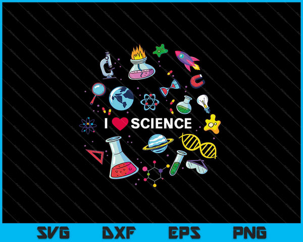 Science Lover SVG PNG Cutting Printable Files