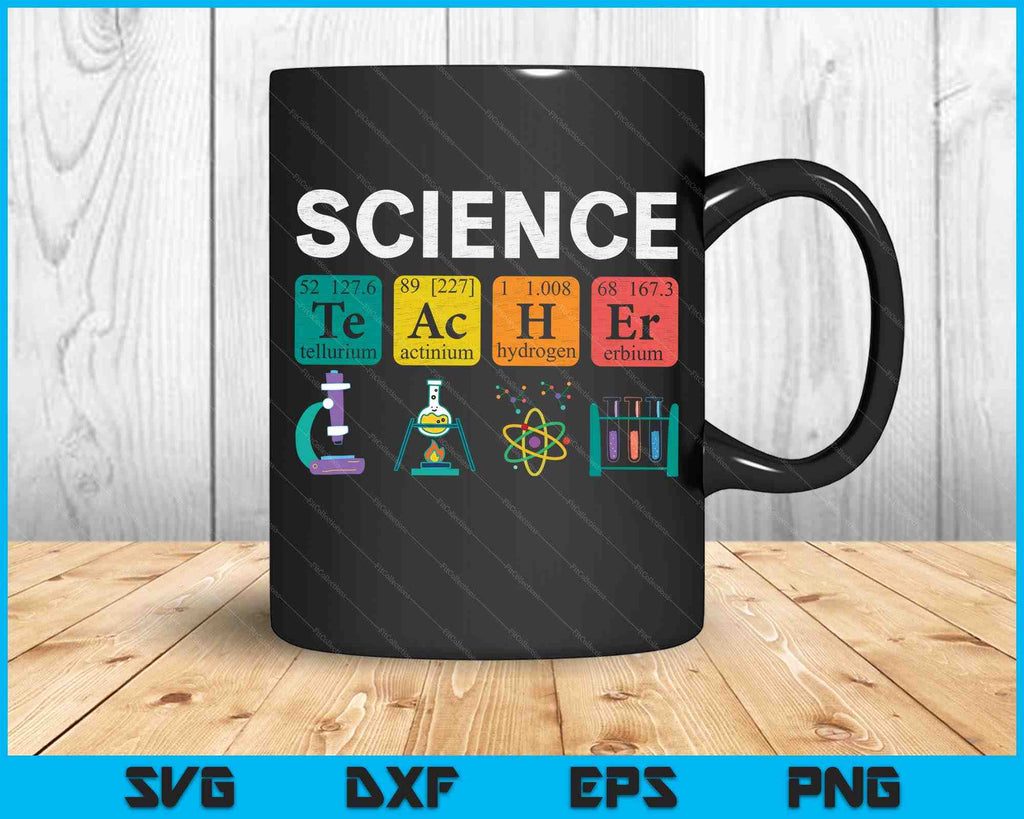 Science Teacher Chemistry Biology Physics Teacher Student SVG Files ...