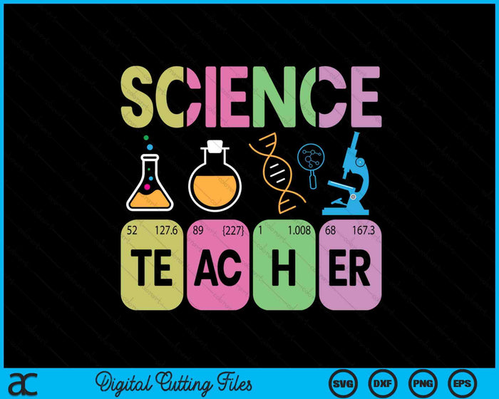 Science Teacher Funny Periodic Table Elements Graphic SVG PNG Digital Printable Files