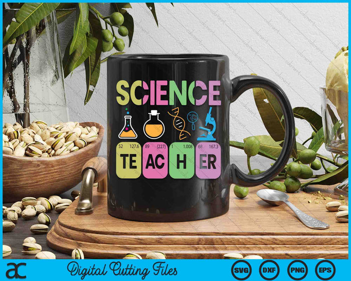 Science Teacher Funny Periodic Table Elements Graphic SVG PNG Digital Printable Files