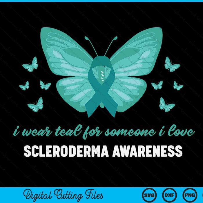 Scleroderma awareness SVG cut file