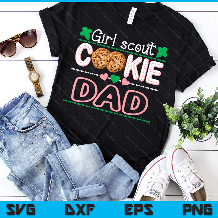 Scout For Girls Cookie Dad Funny Scouting Family Matching SVG PNG Digital Printable Files