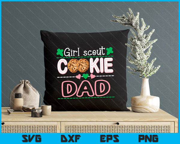 Scout For Girls Cookie Dad Funny Scouting Family Matching SVG PNG Digital Printable Files