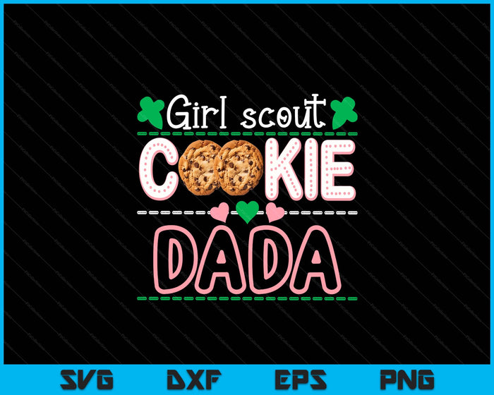 Scout For Girls Cookie Dada Funny Scouting Family Matching SVG PNG Digital Printable Files