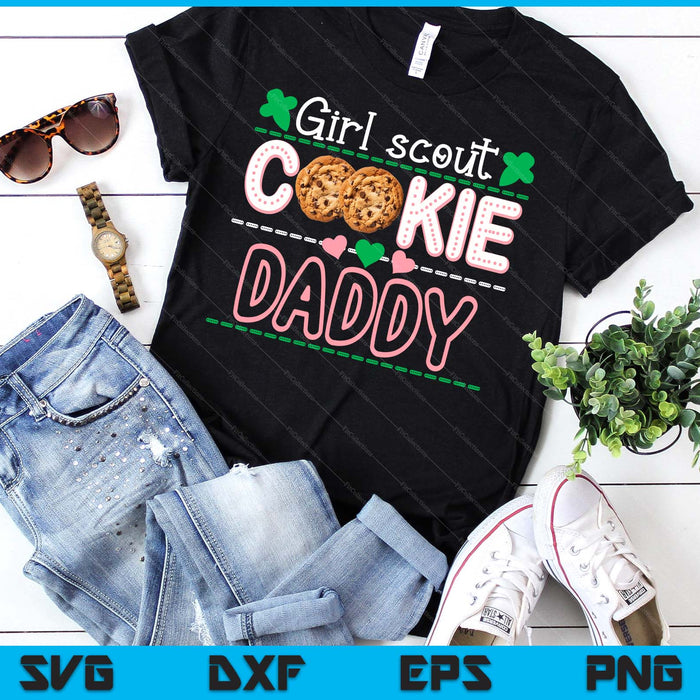 Scout For Girls Cookie Daddy Funny Scouting Family Matching SVG PNG Digital Printable Files