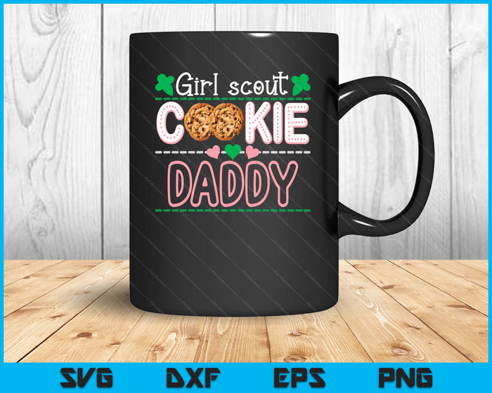 Scout For Girls Cookie Daddy Funny Scouting Family Matching SVG PNG Digital Printable Files