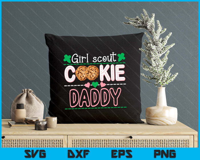 Scout For Girls Cookie Daddy Funny Scouting Family Matching SVG PNG Digital Printable Files