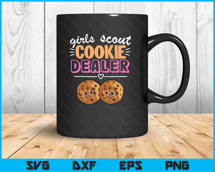 Scout For Girls Cookie Dealer Women Funny Cookie Sellers SVG PNG Digital Printable Files