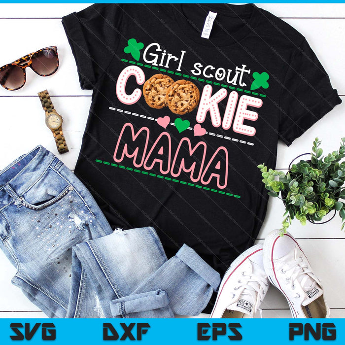 Scout For Girls Cookie Mama Funny Scouting Family Matching SVG PNG Digital Printable Files