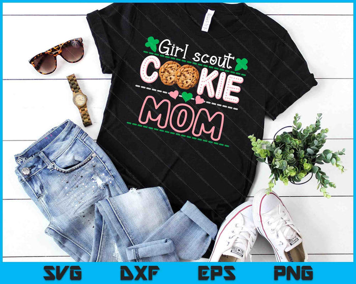 Scout For Girls Cookie Mom Funny Scouting Family Matching SVG PNG Digital Printable Files