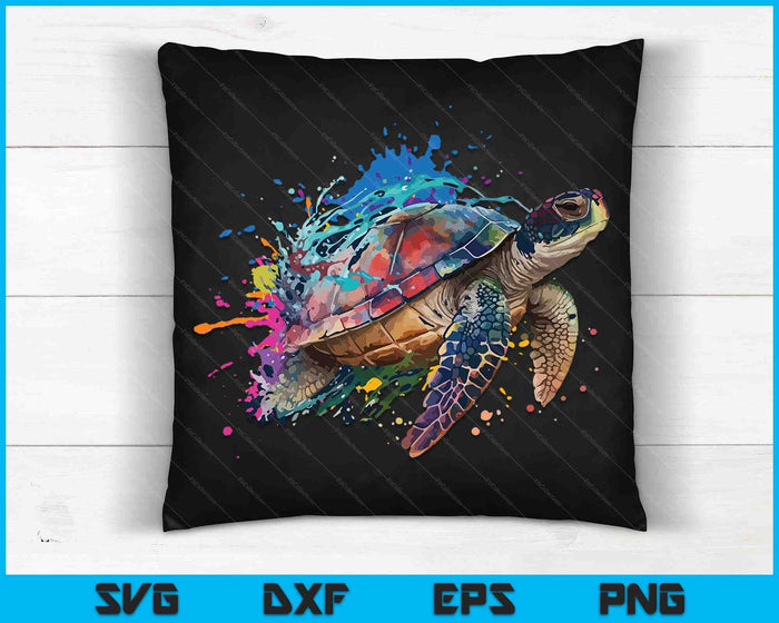 Sea Turtle Beach Lover Ocean Animal Graphic Novelty Womens SVG PNG Digital Cutting Files