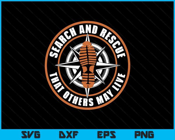 Search and rescue team SAR emergency response SVG cut file