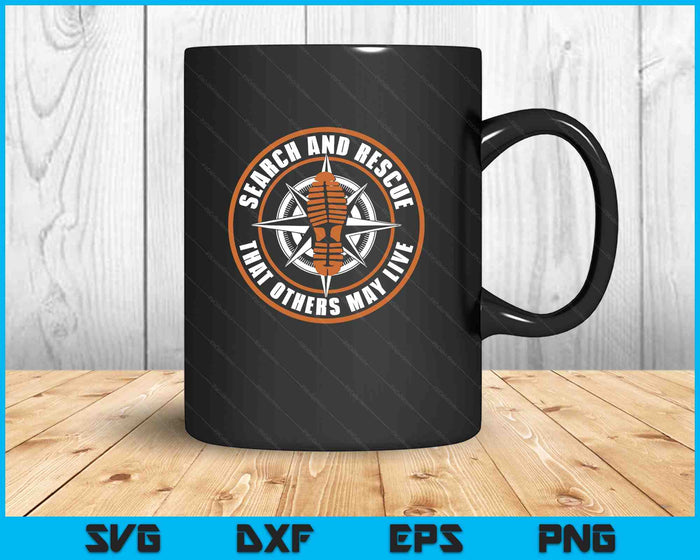 Search And Rescue Team SAR Emergency Response SVG PNG Digital Printable Files