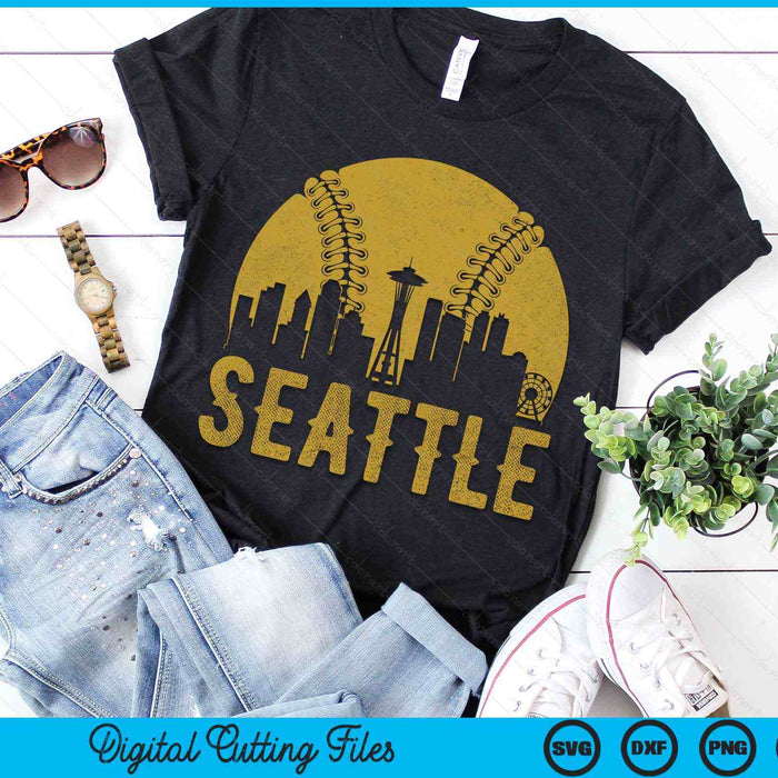 Seattle Baseball Fan SVG PNG Cutting Printable Files