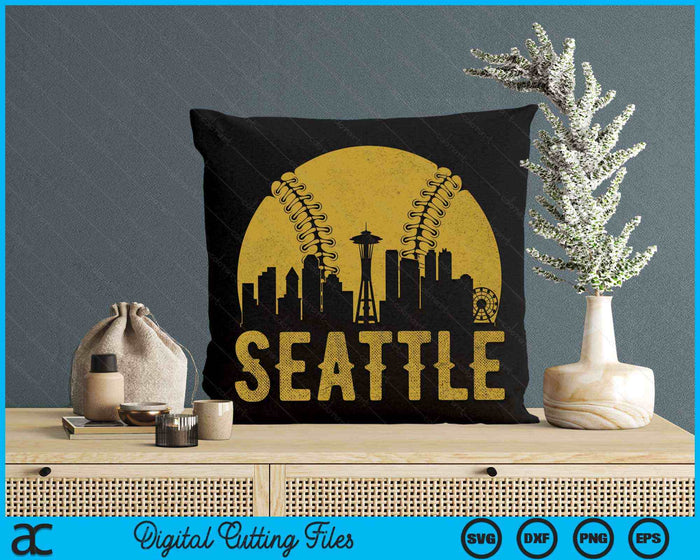 Seattle Baseball Fan SVG PNG Cutting Printable Files