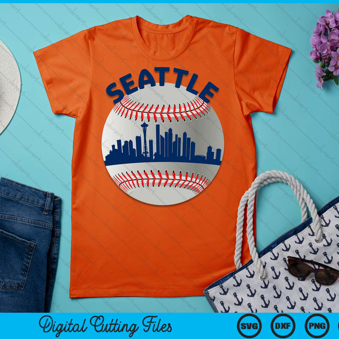 Seattle Baseball Team Fans of Space City SVG PNG Cutting Printable Files