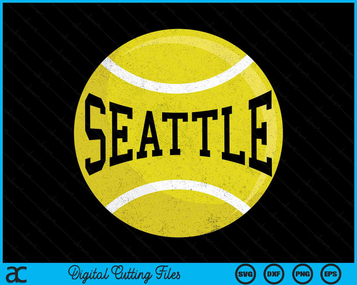 Seattle Tennis Fan SVG PNG Digital Cutting Files