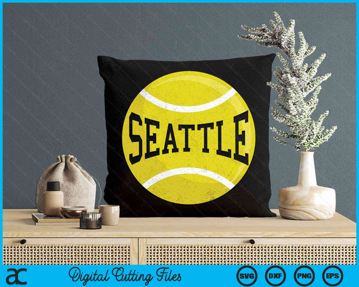 Seattle Tennis Fan SVG PNG Digital Cutting Files