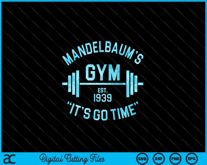 Seinfeld Mandelbaum's Gym SVG PNG Cutting Printable Files