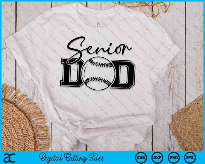 Senior Baseball Dad SVG PNG Digital Printable Files